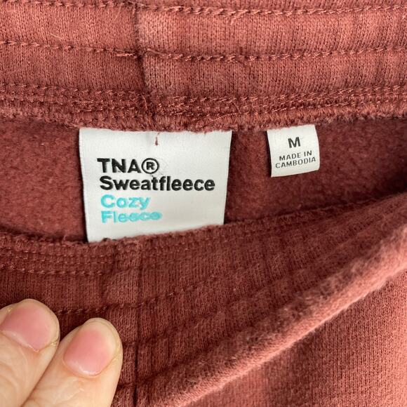 Tna Sweatsuit Set Women’s Medium Cozy Fleece ComfyCore Athleisure Active - Picture 16 of 16